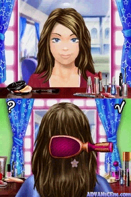 I Love Beauty Hollywood Makeover screenshot 3 for Nintendo DS